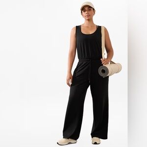 Athleta - Coaster Luxe Comfy Casual Sleeveless Jumpsuit - Size S Tall